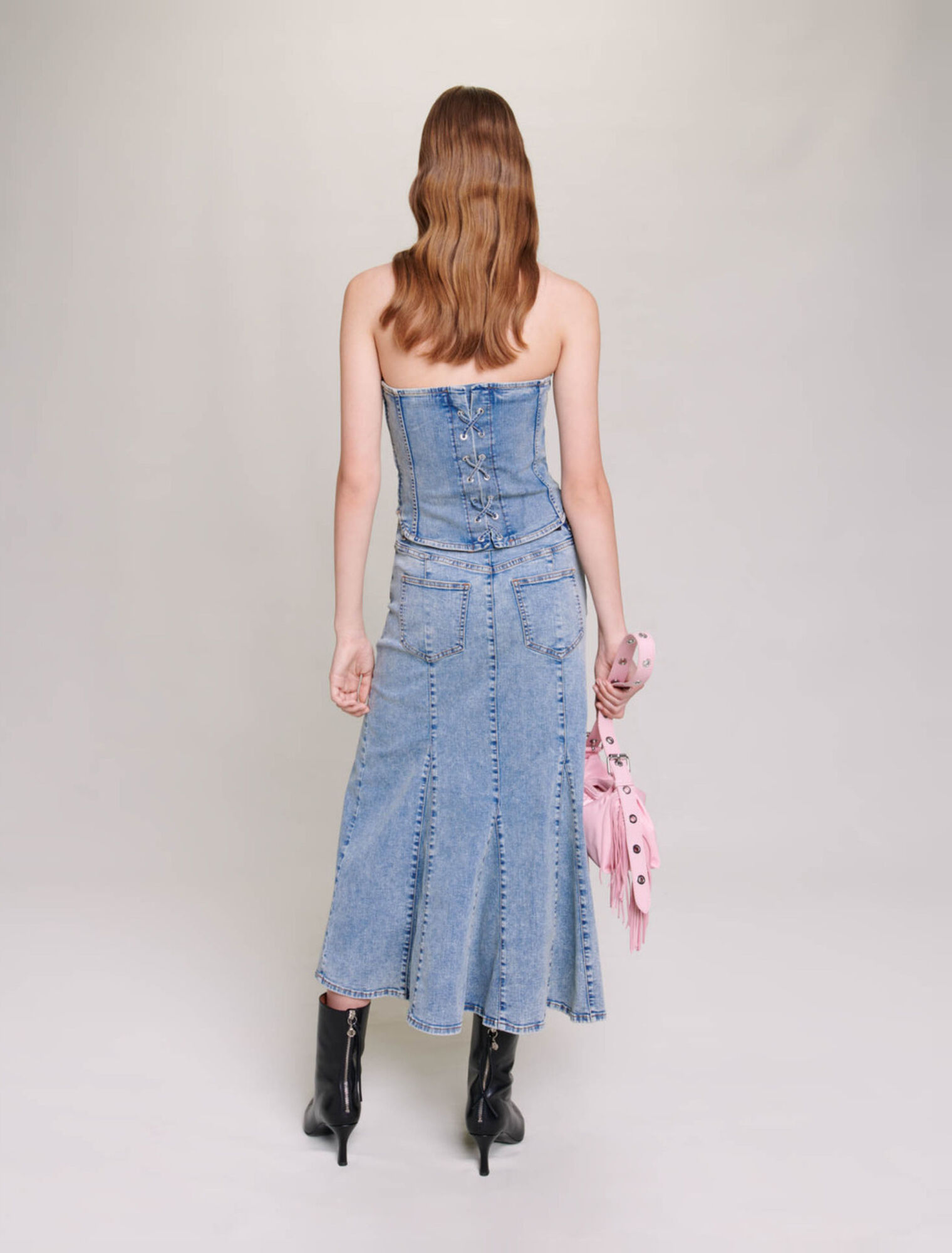Denim bustier