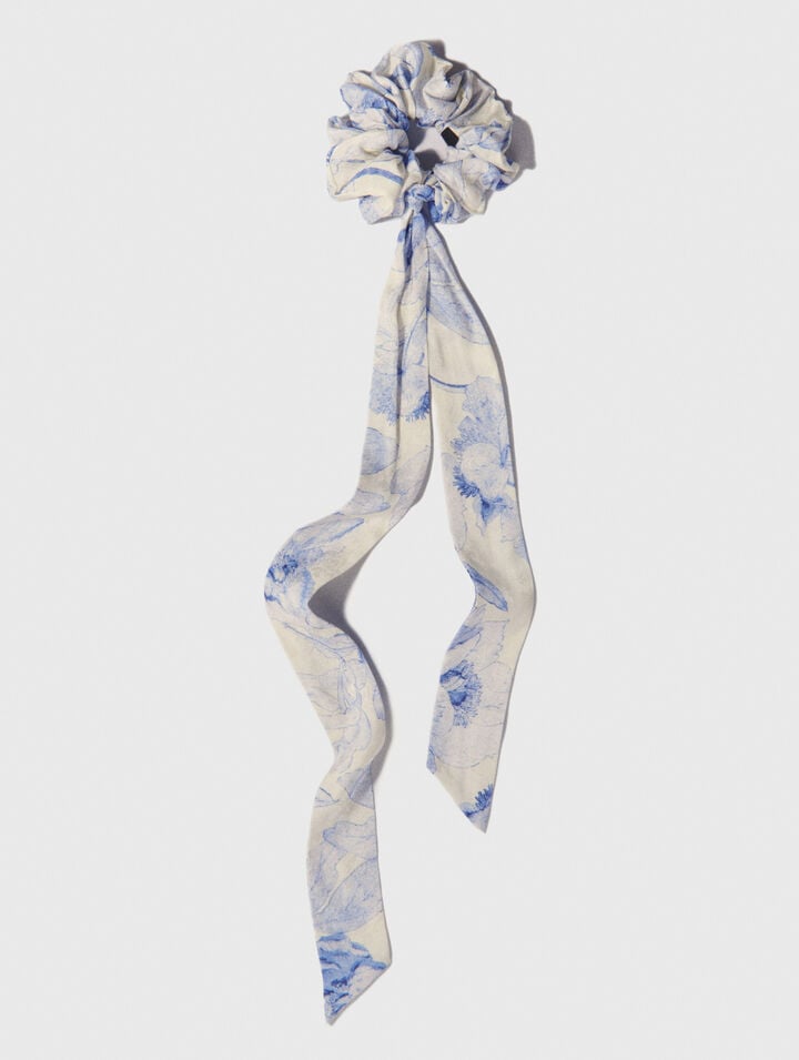 Watercolour theme scrunchie