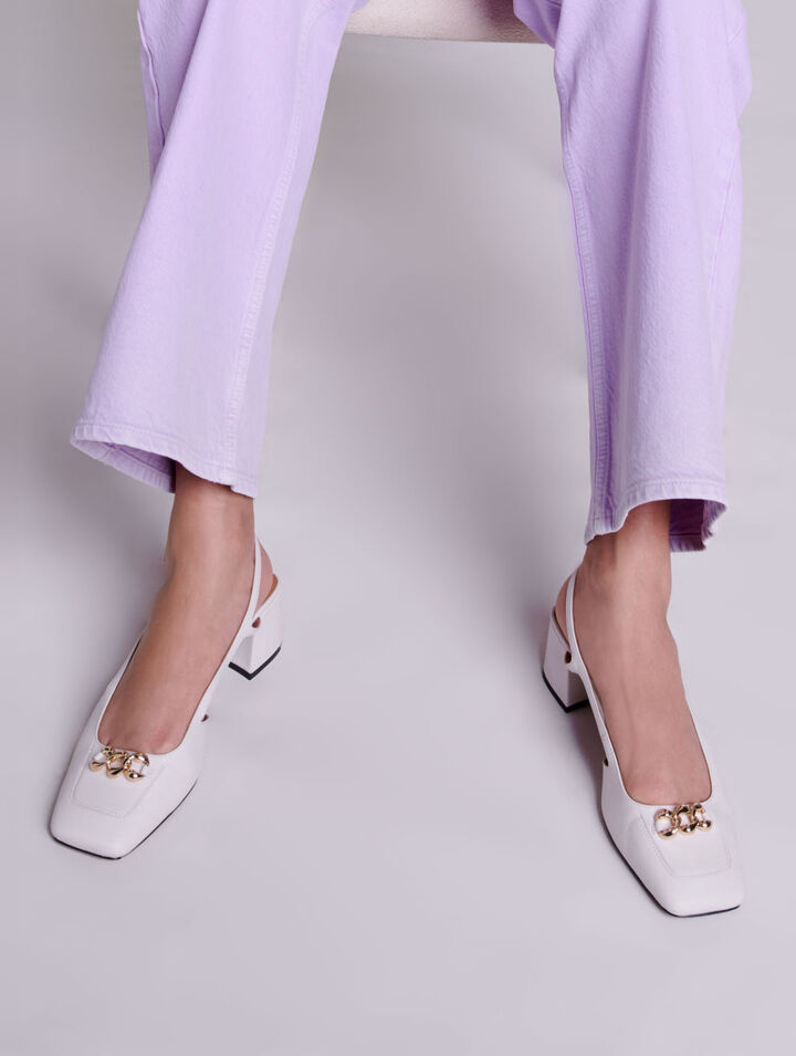 Faded wide-leg jeans