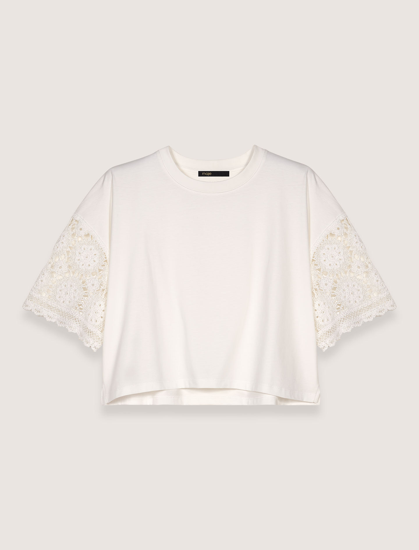 ❤️人気新作 新品 maje ニットTシャツ Maje ウィメンズ Tシャツ通販 - FARFETCH