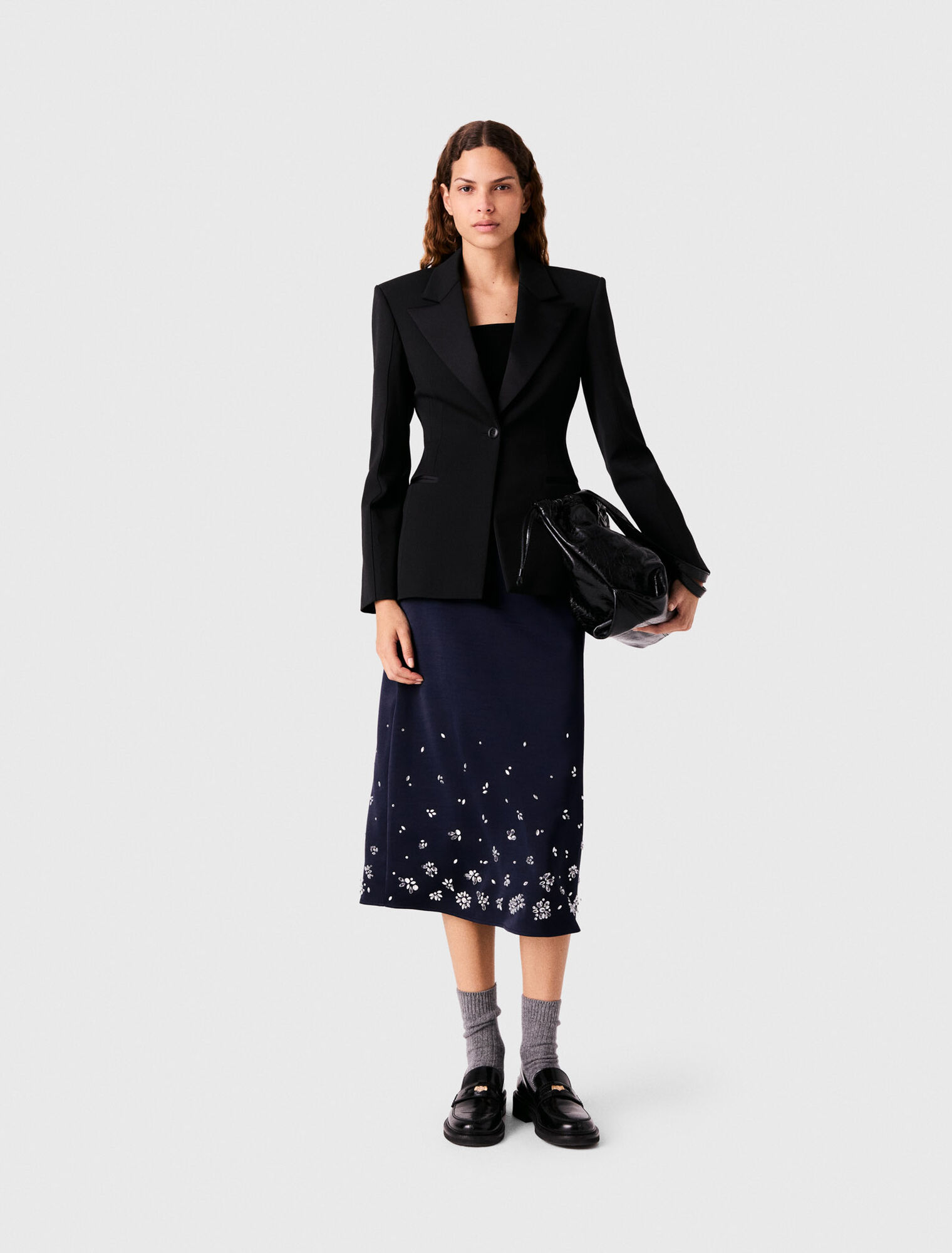 Slim-fit tuxedo jacket