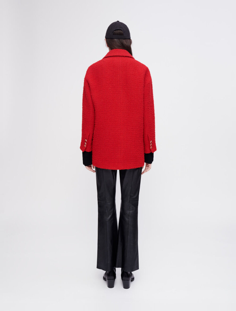 Maje red coat shop