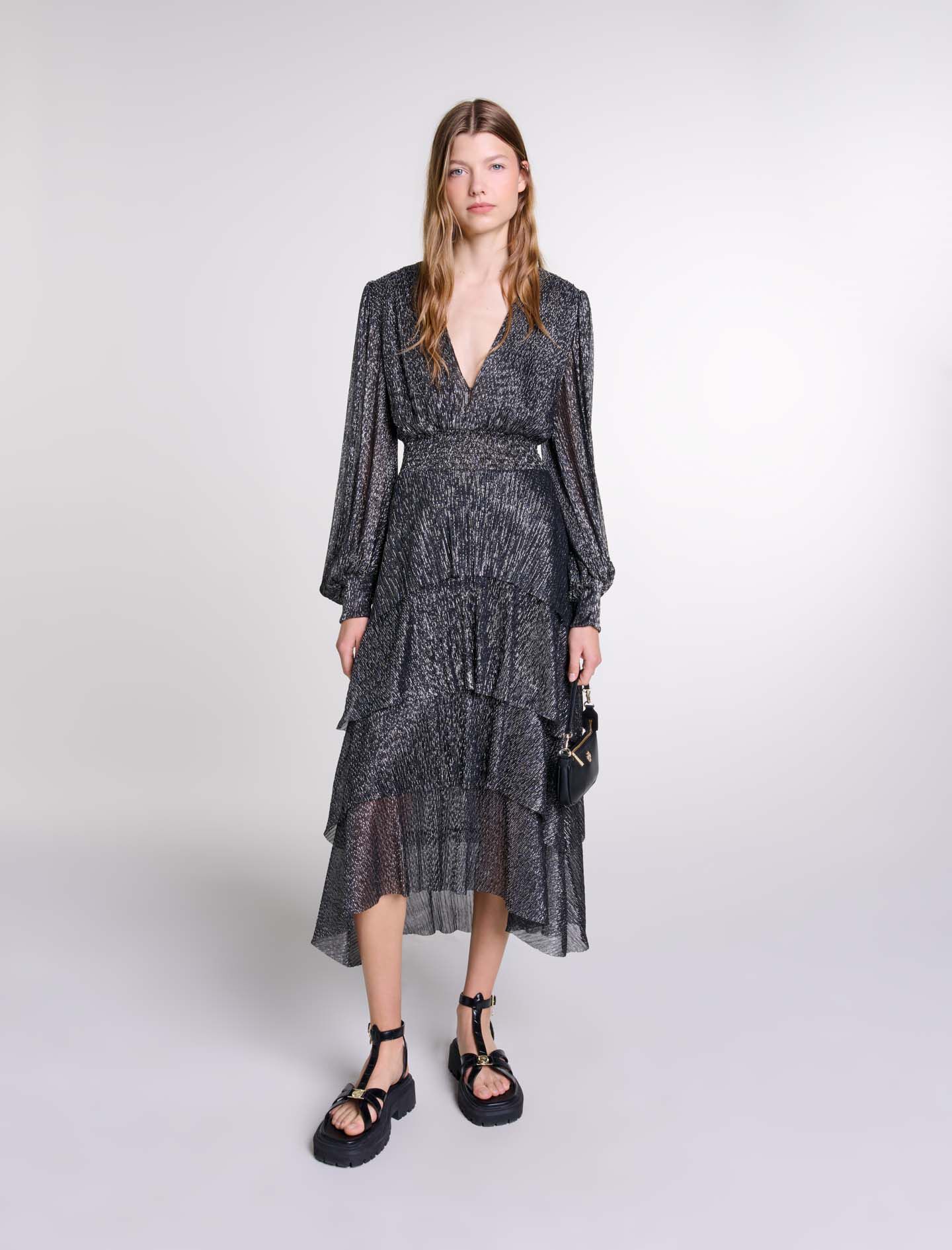 Robe maje maille basket store