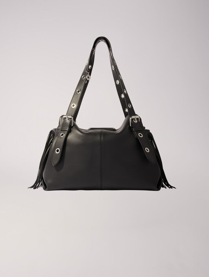 Plain leather Miss M XL bag