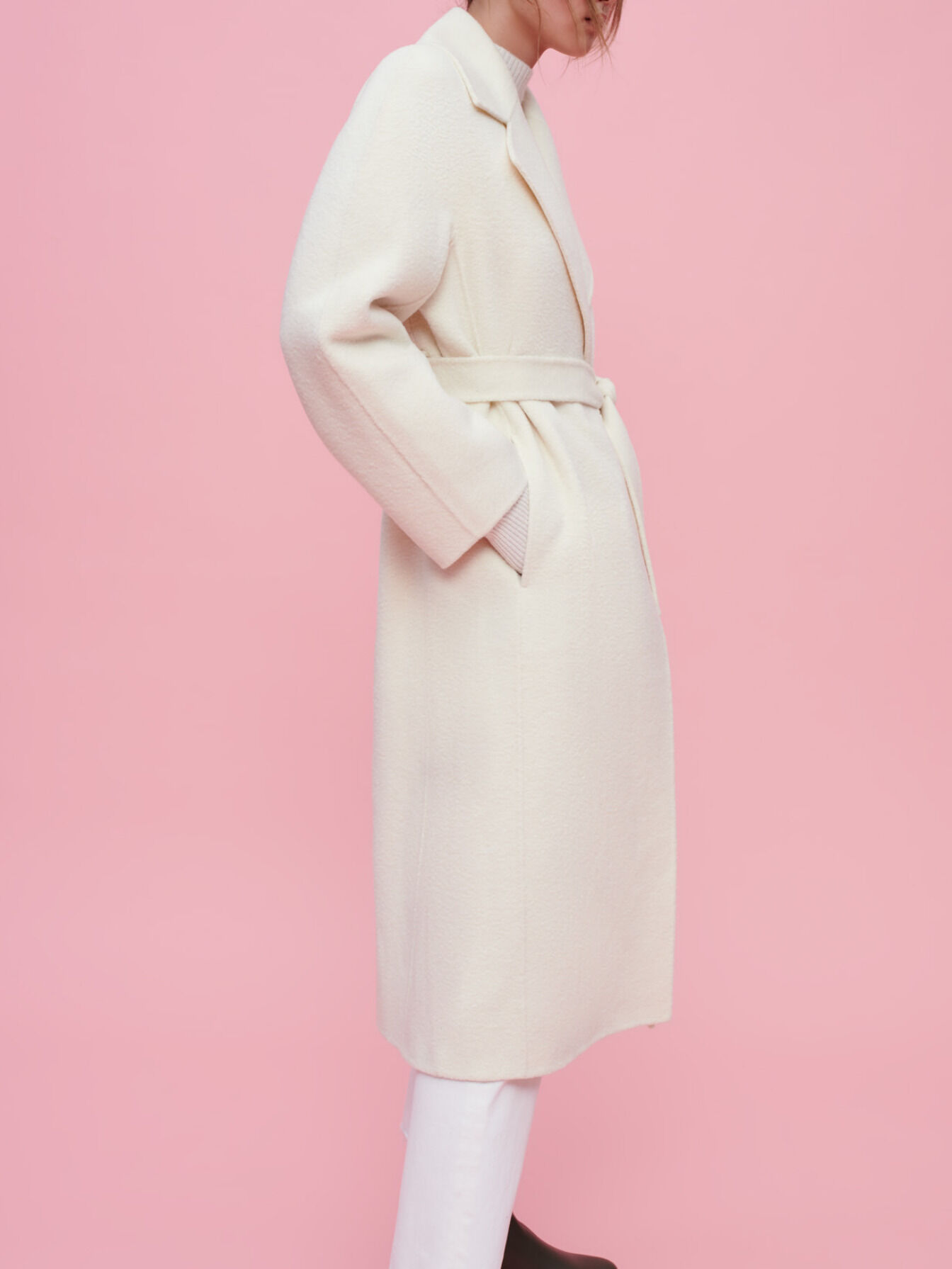 Textured double-faced coat Textured double-faced coat