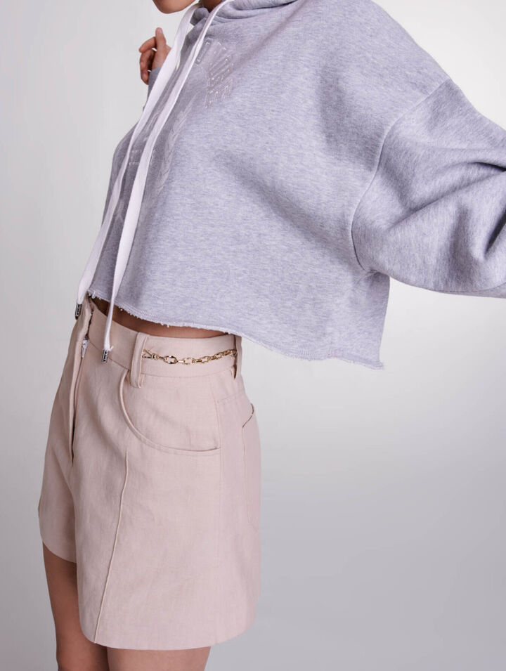 Linen shorts
