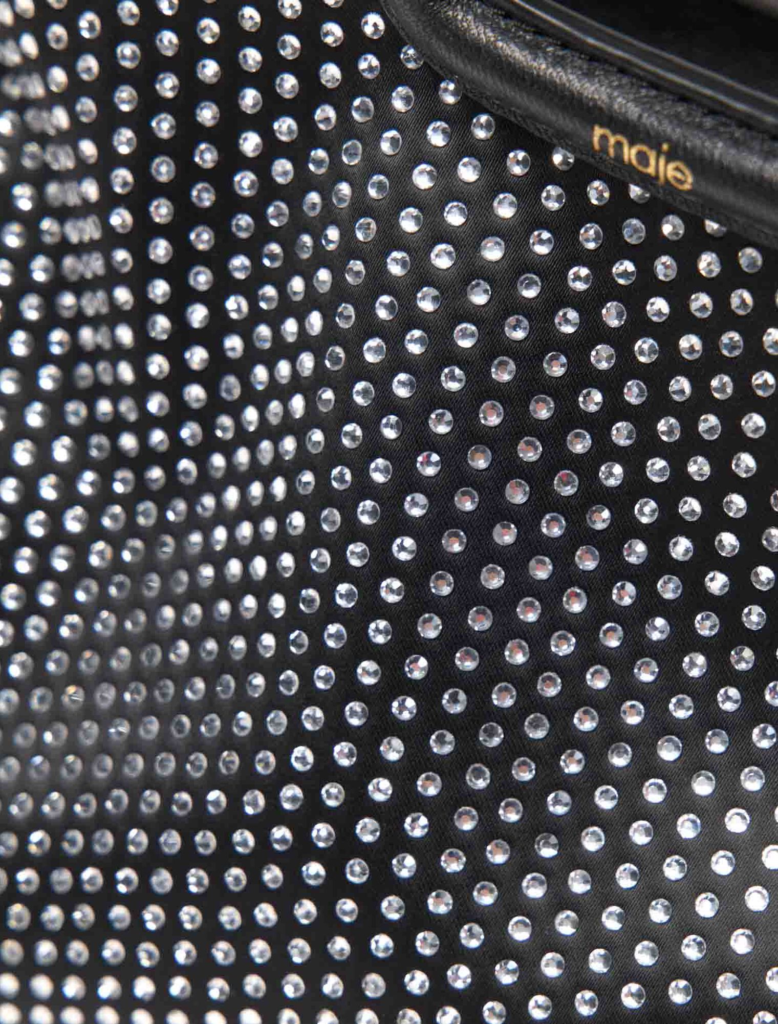 Rhinestone Miss M mini bag