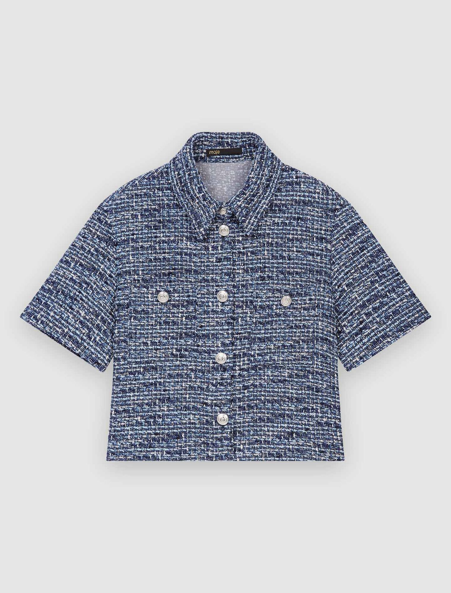 Marl tweed shirt
