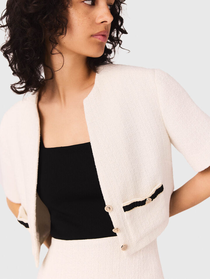 2-in-1 tweed dress
