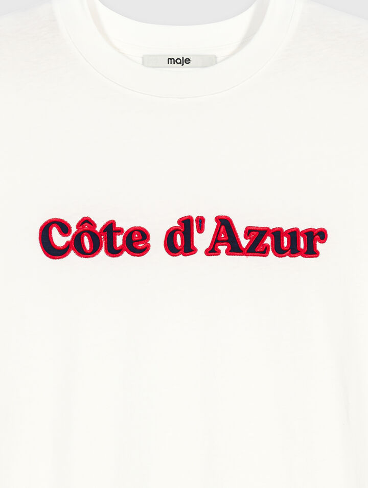 T-shirt with embroidery