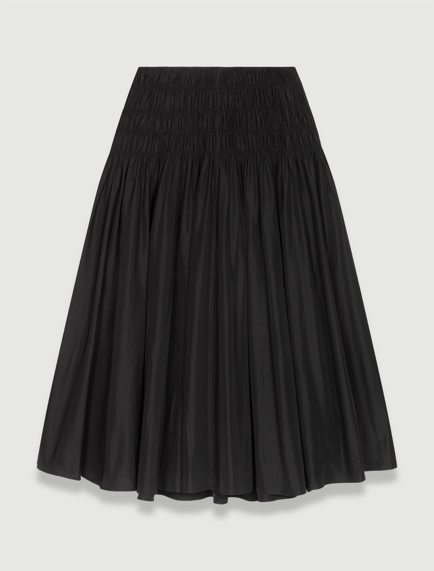 Smocked maxi skirt