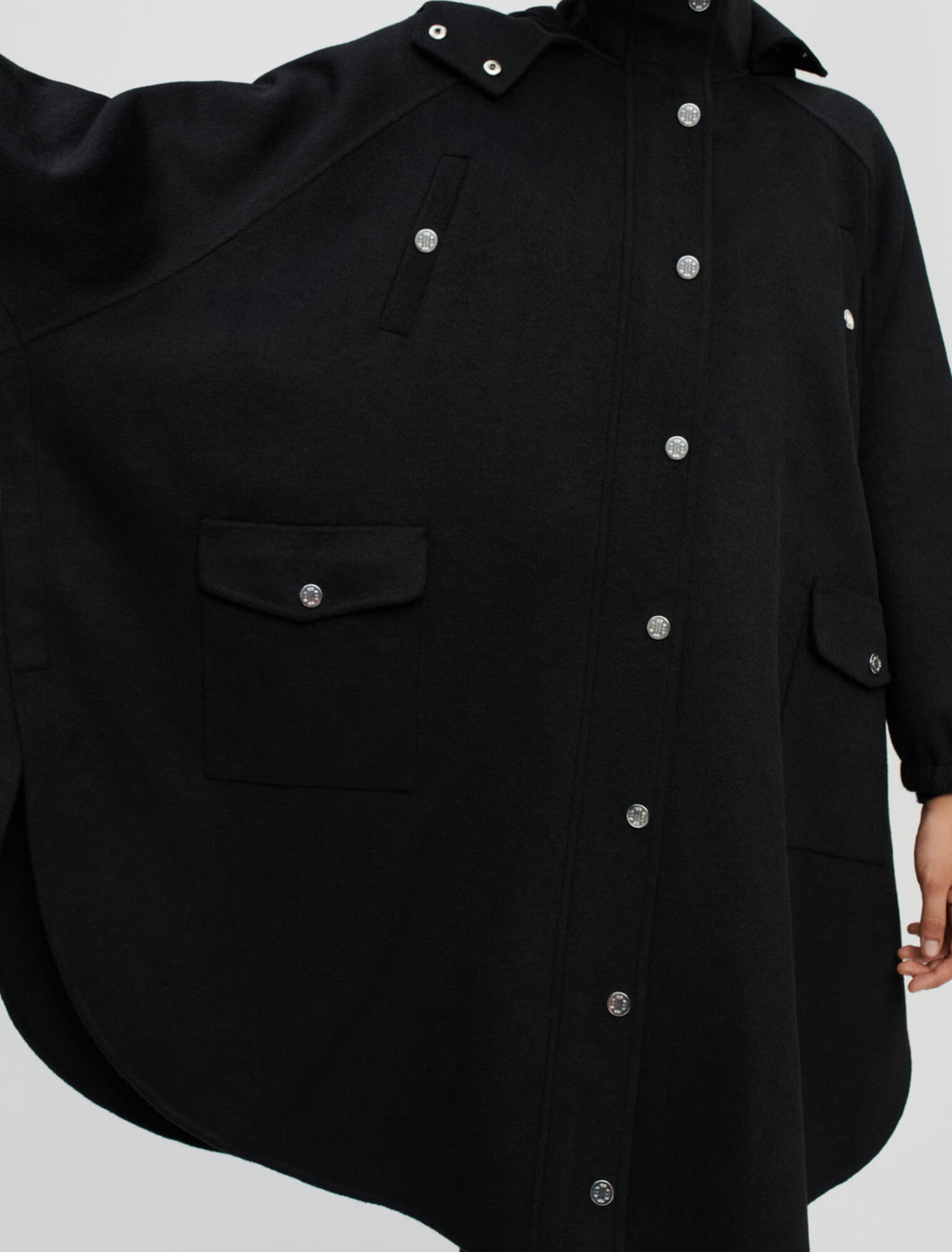 Double-sided oversize coat