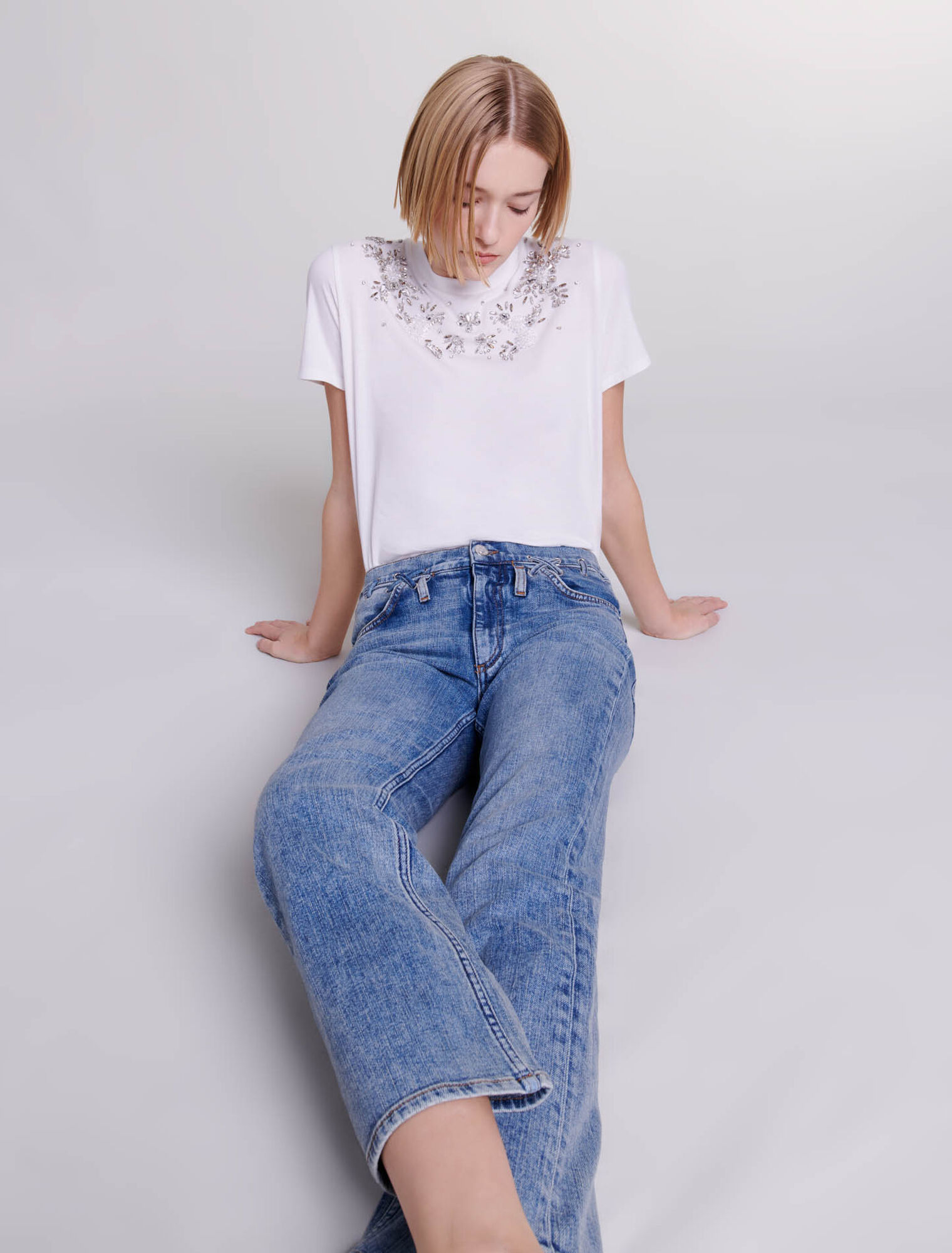 Rhinestone T-shirt