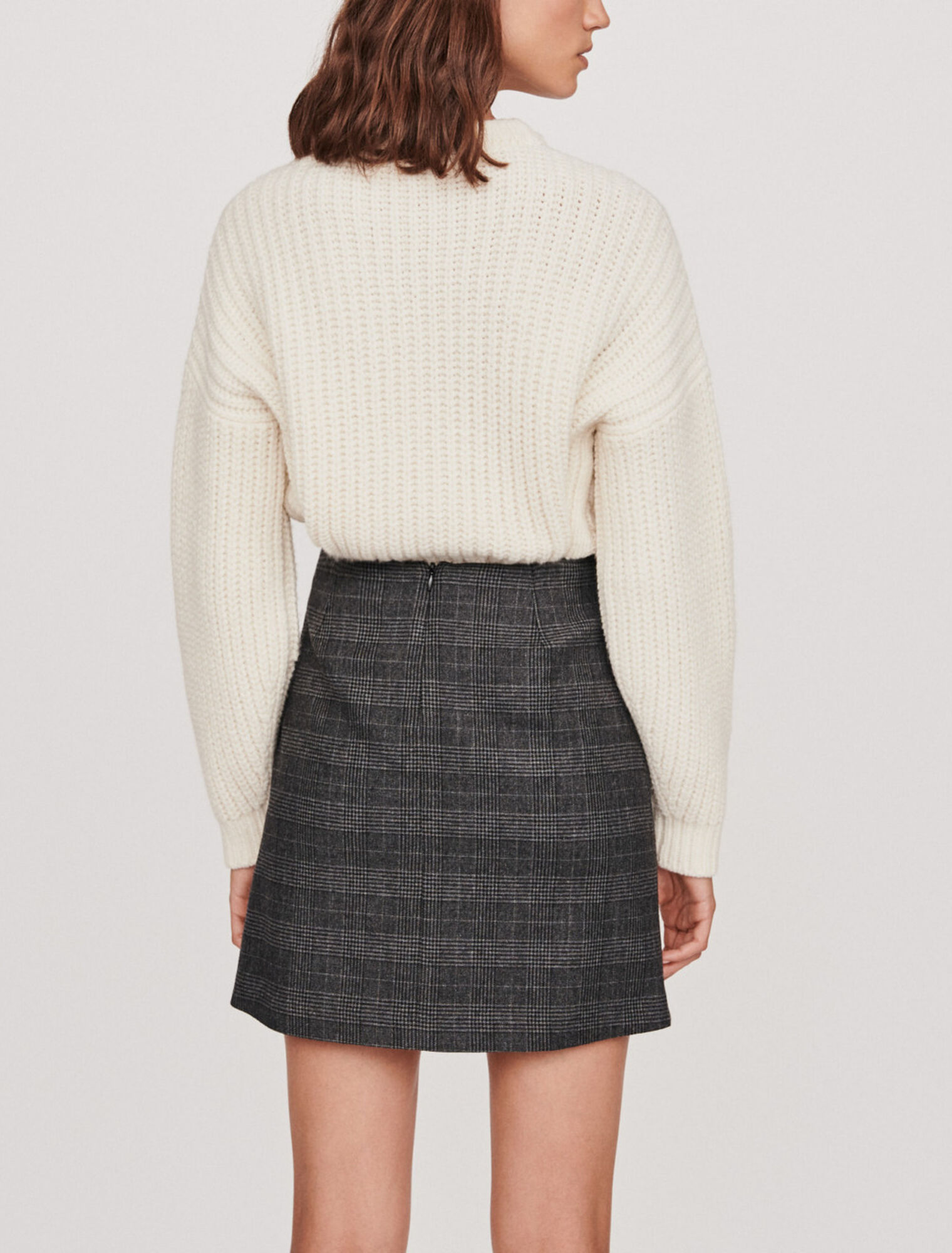 Checked skirt