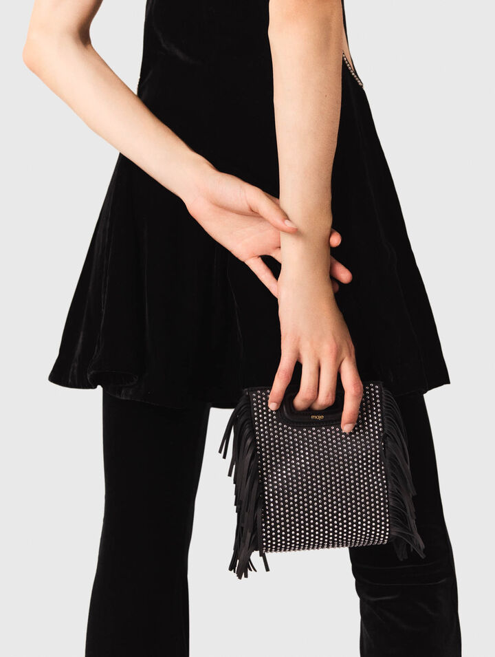 Rhinestone M mini bag