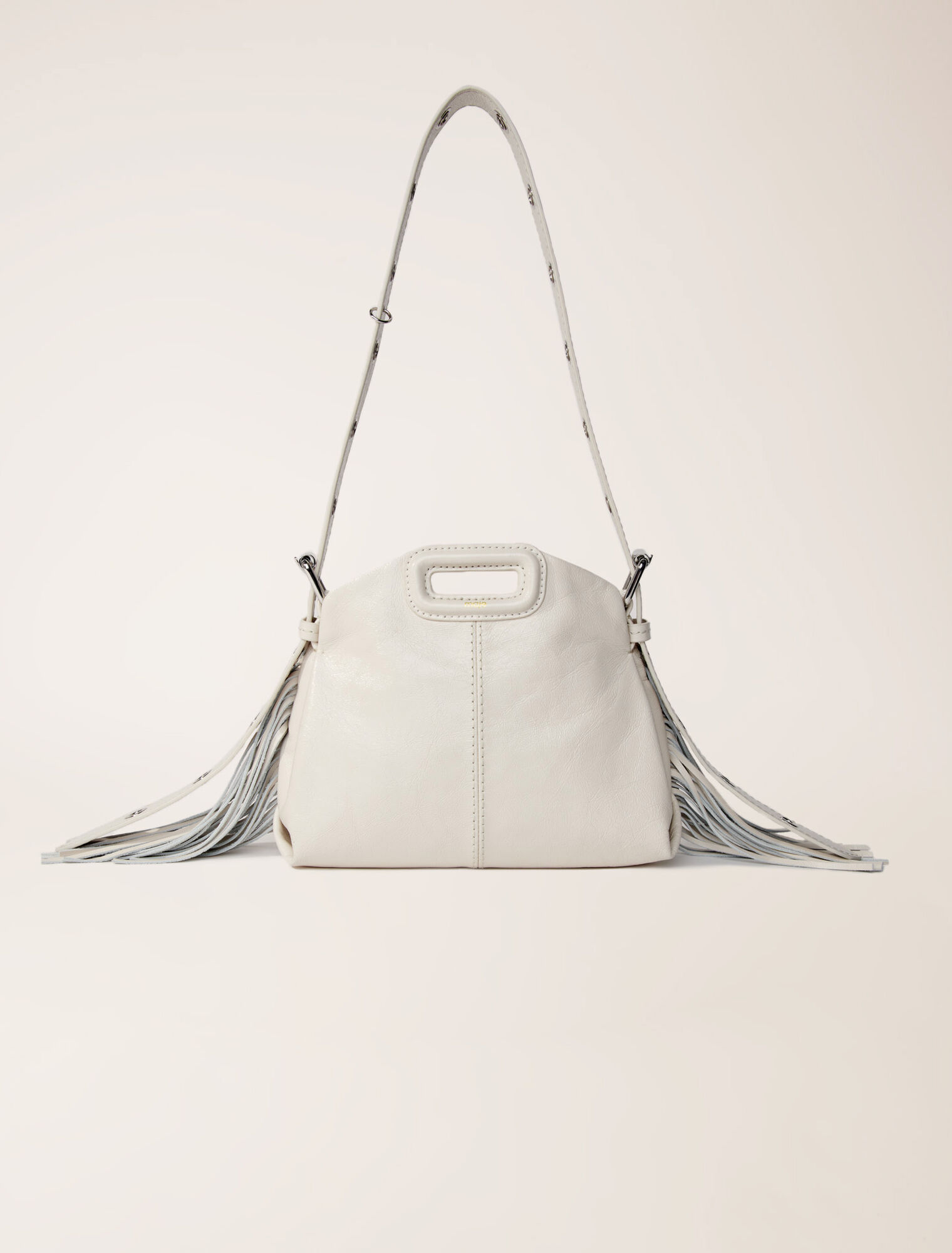 Crackle leather mini Miss M bag