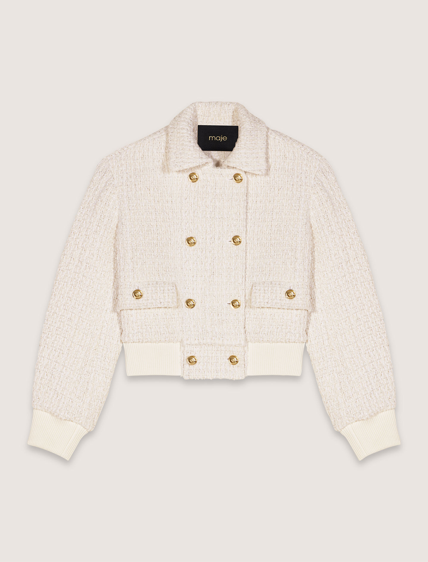 Short tweed jacket - Jackets | Maje