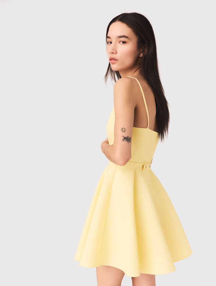 Strappy flared dress