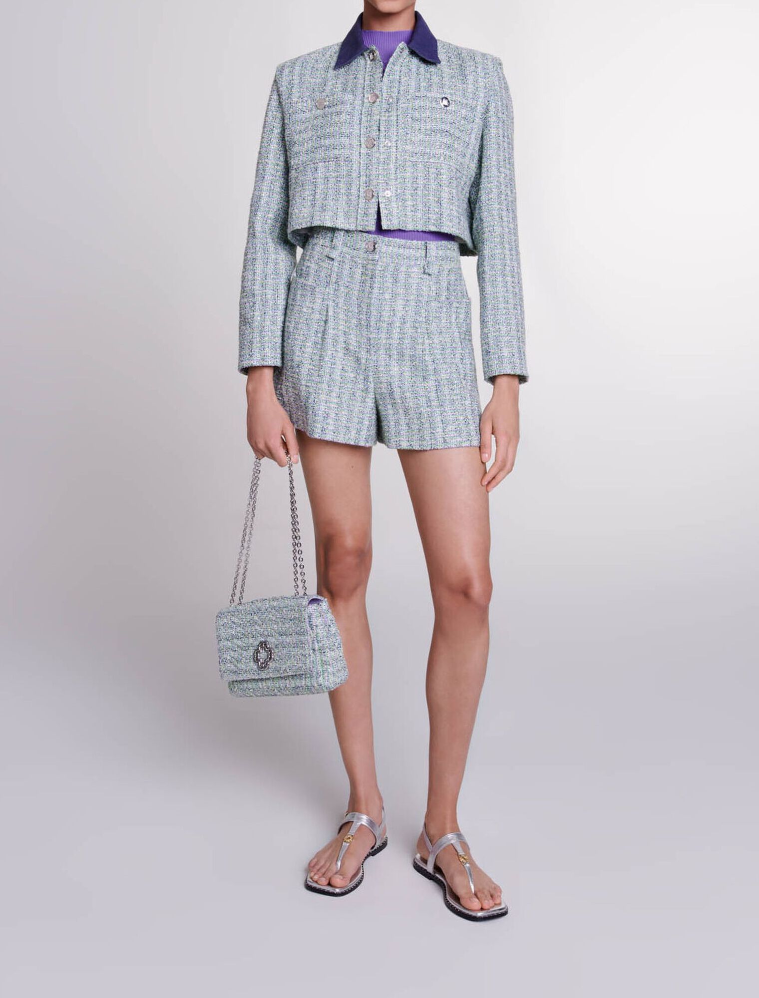 Tweed shorts