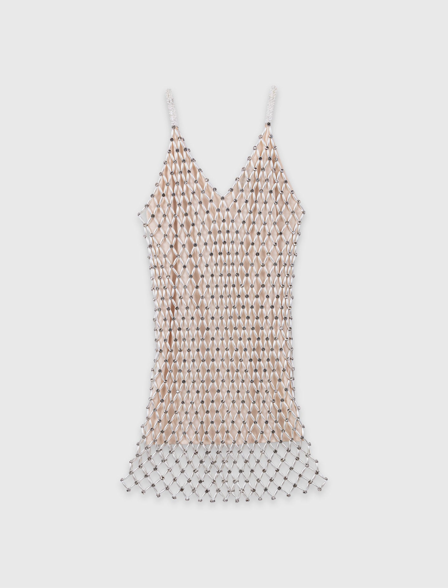 Short Beaded Dress With Lining 6