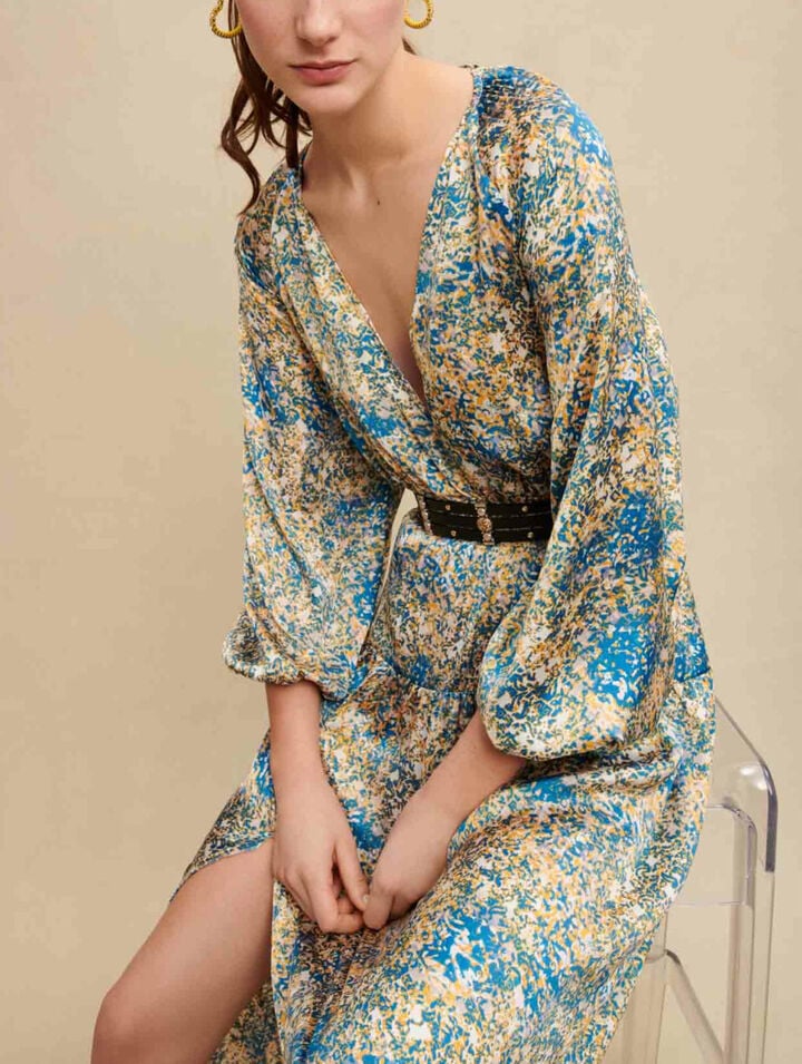 Printed maxi dress