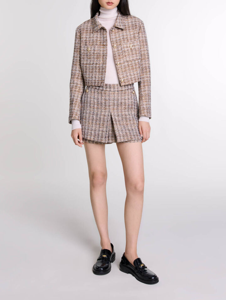 Short tweed jacket