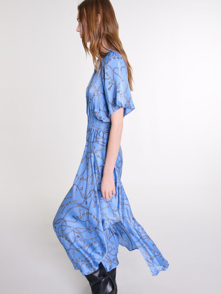 Patterned maxi dress