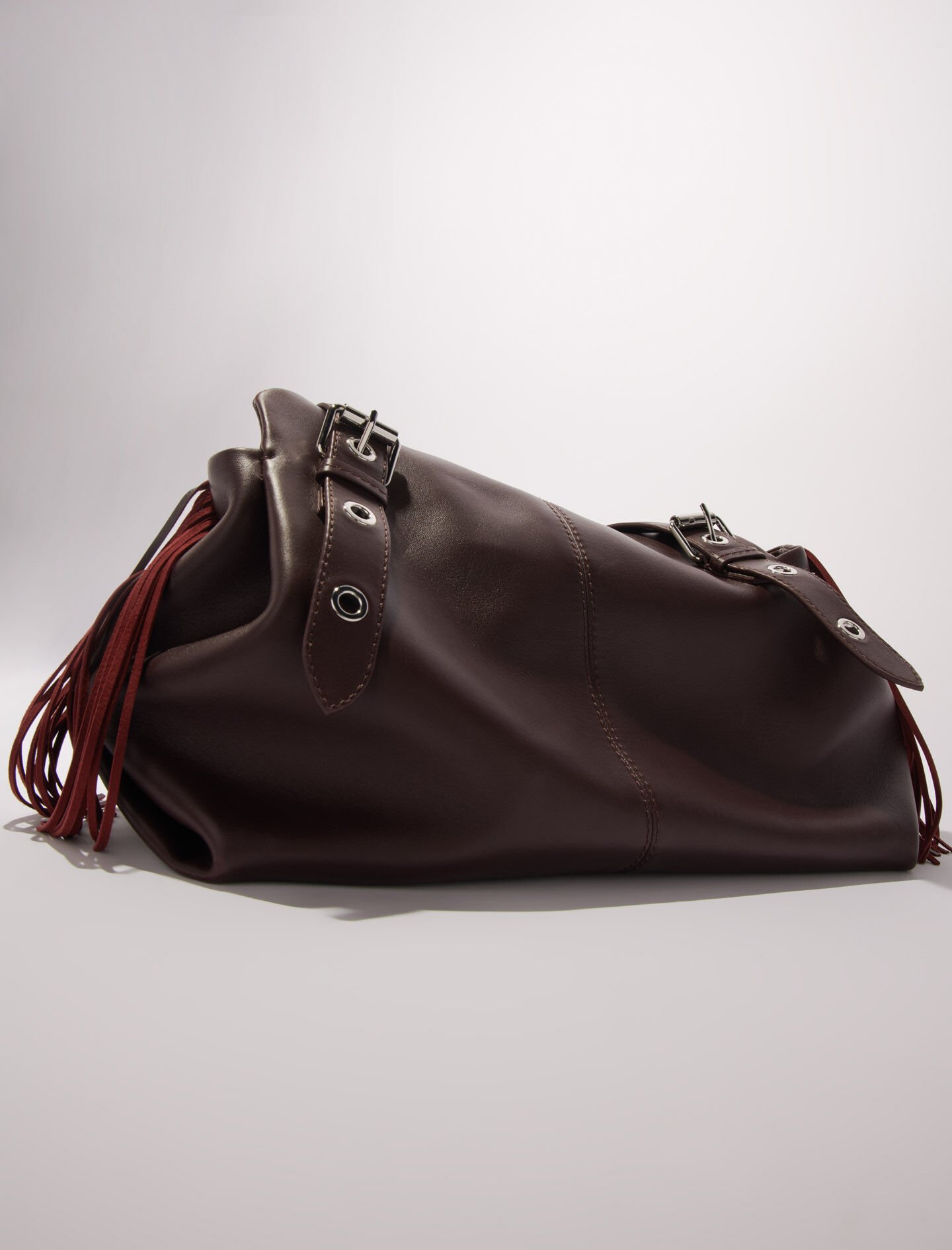 ショルダーバッグ・ポシェット MAJE Plain leather miss m xl bag Plain leather Miss M XL bag Red for Women | Maje
