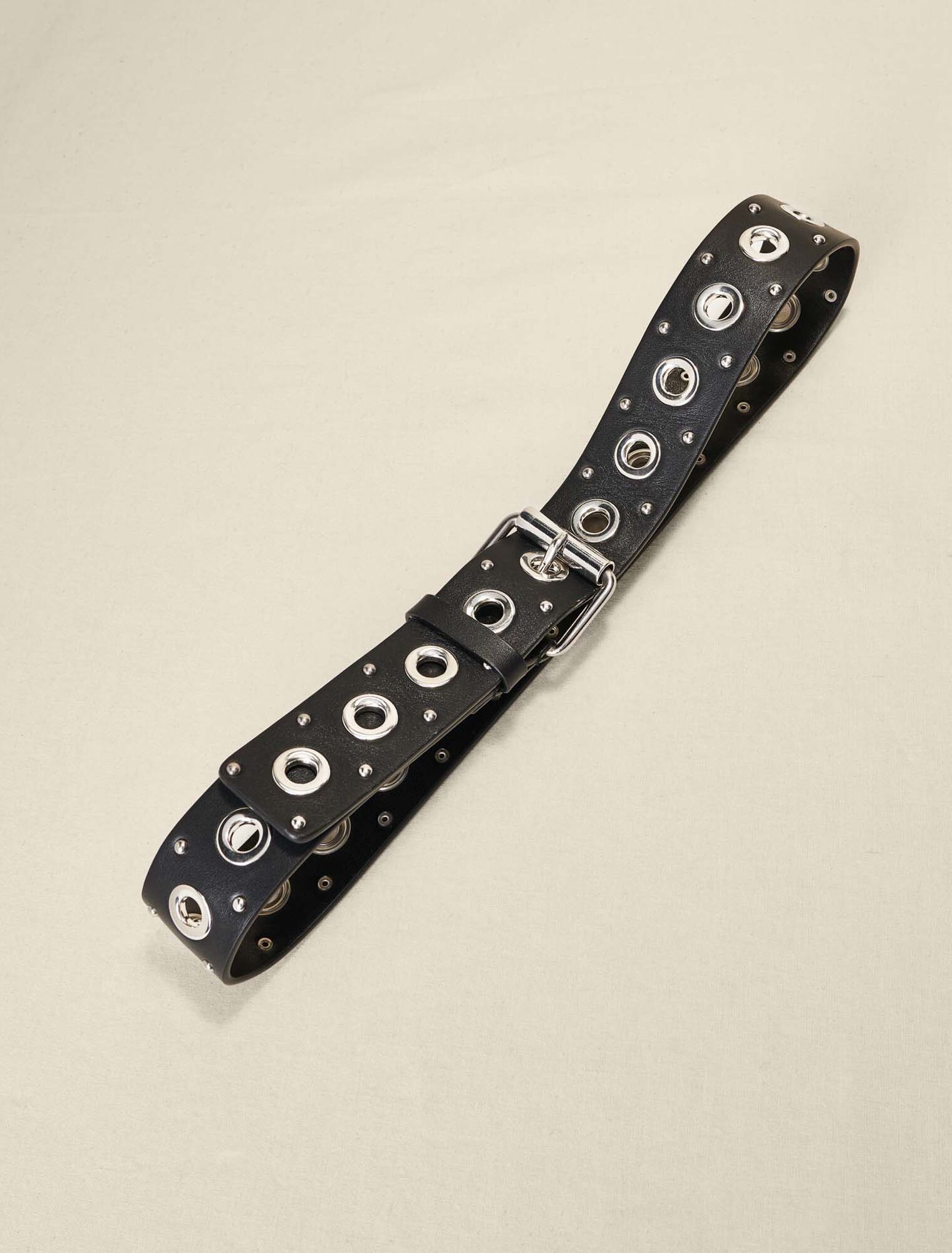 Belt with inset studs