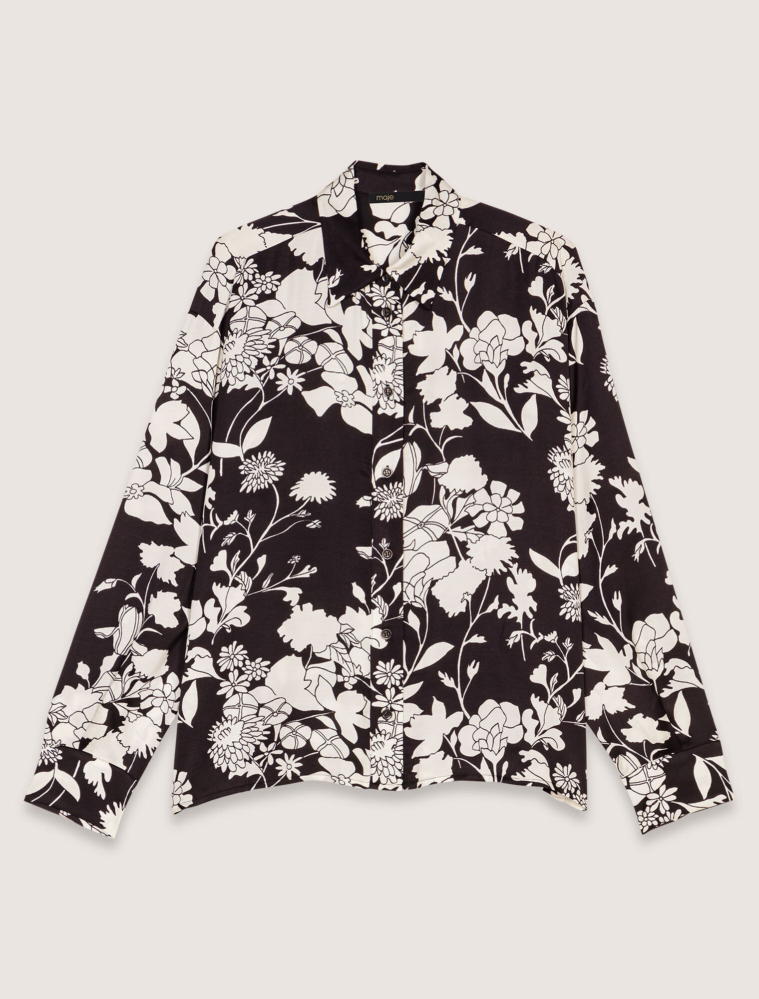 Shirt with floral print