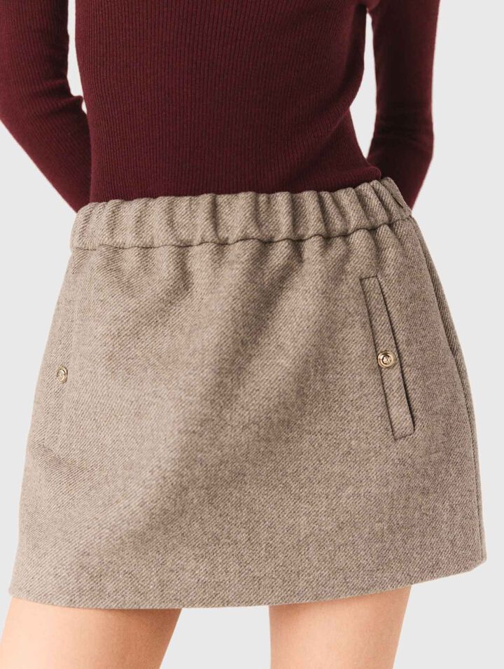 Second-skin roll-neck jumper