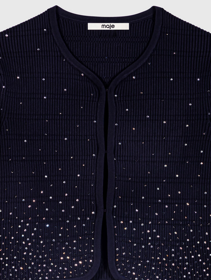 Rhinestone cardigan