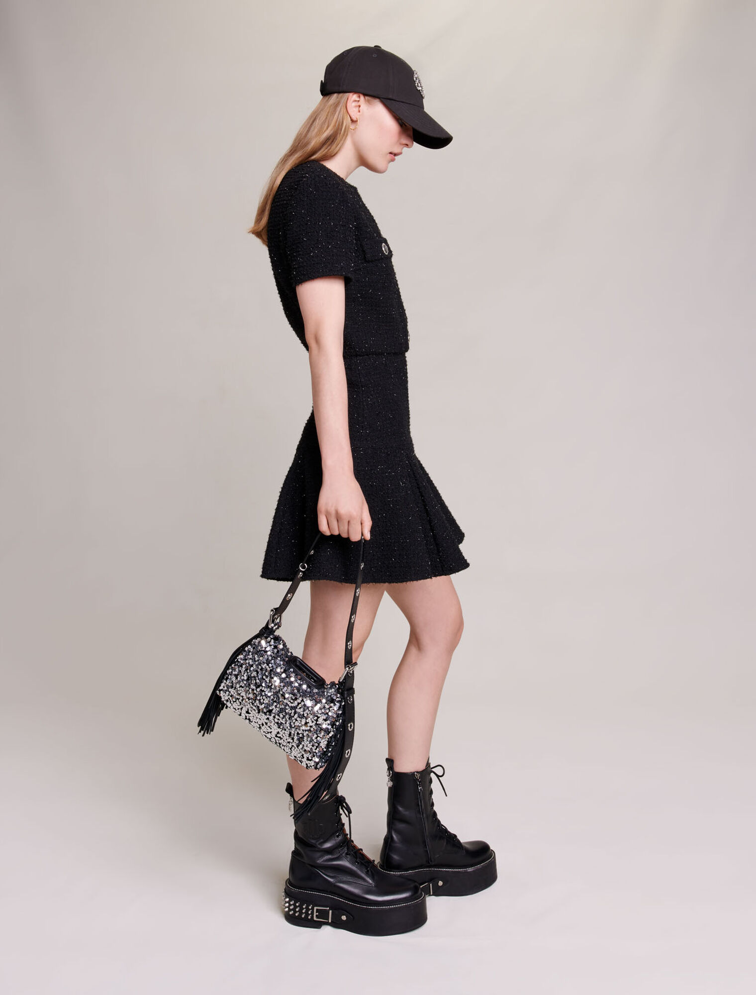 Short tweed dress