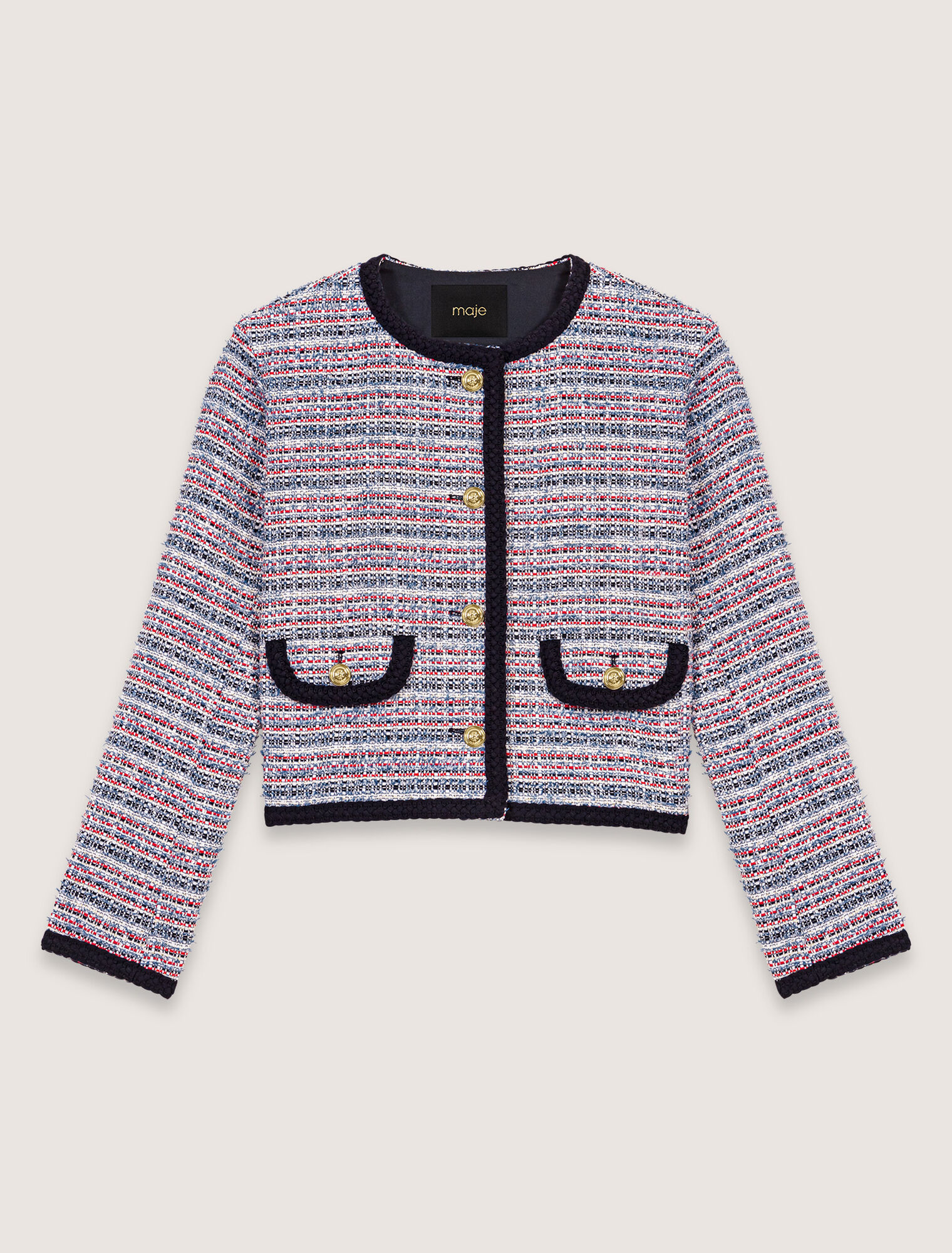 Short tweed jacket