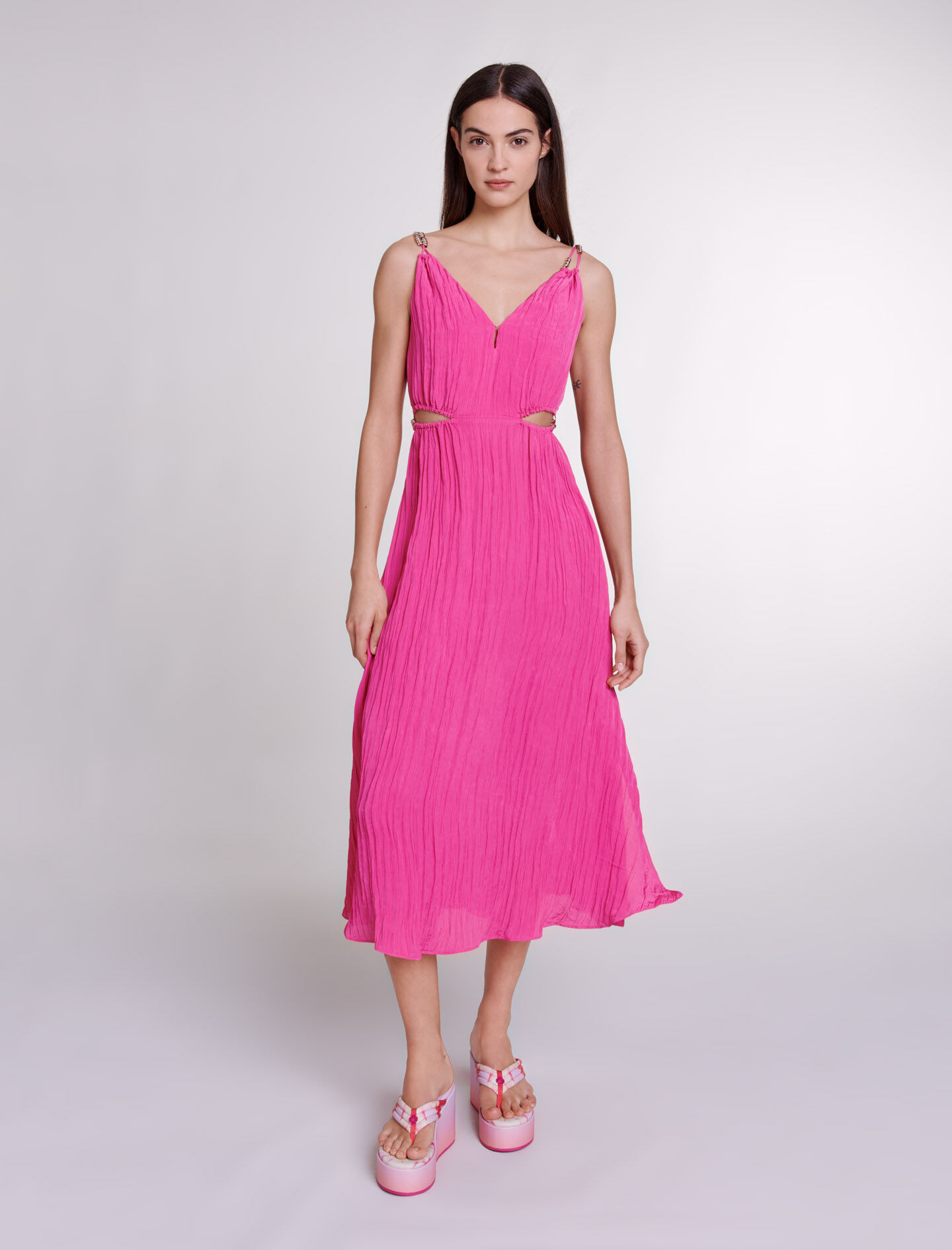 Maje midi dress store