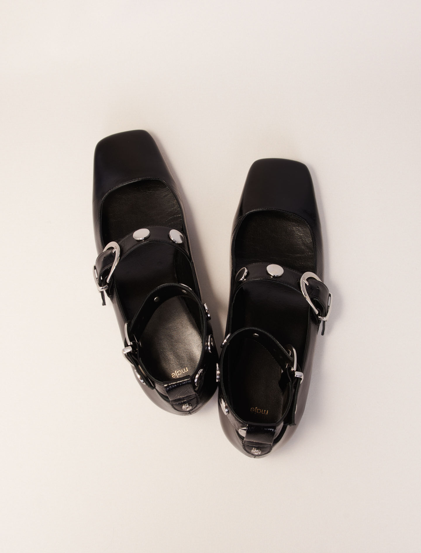 【超ポイント祭?期間限定】 Sandals - pumps Jane Mary leather Studded & Maje | ballerinas 靴