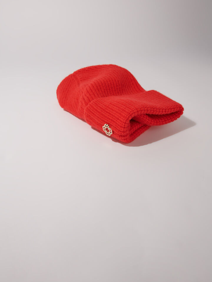 Wool and cashmere hat