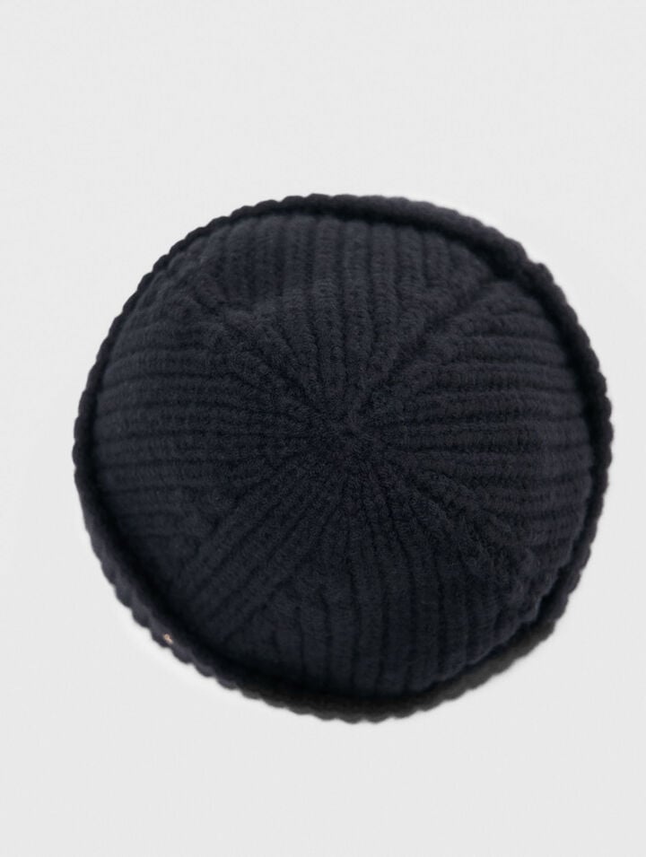 Wool and cashmere hat