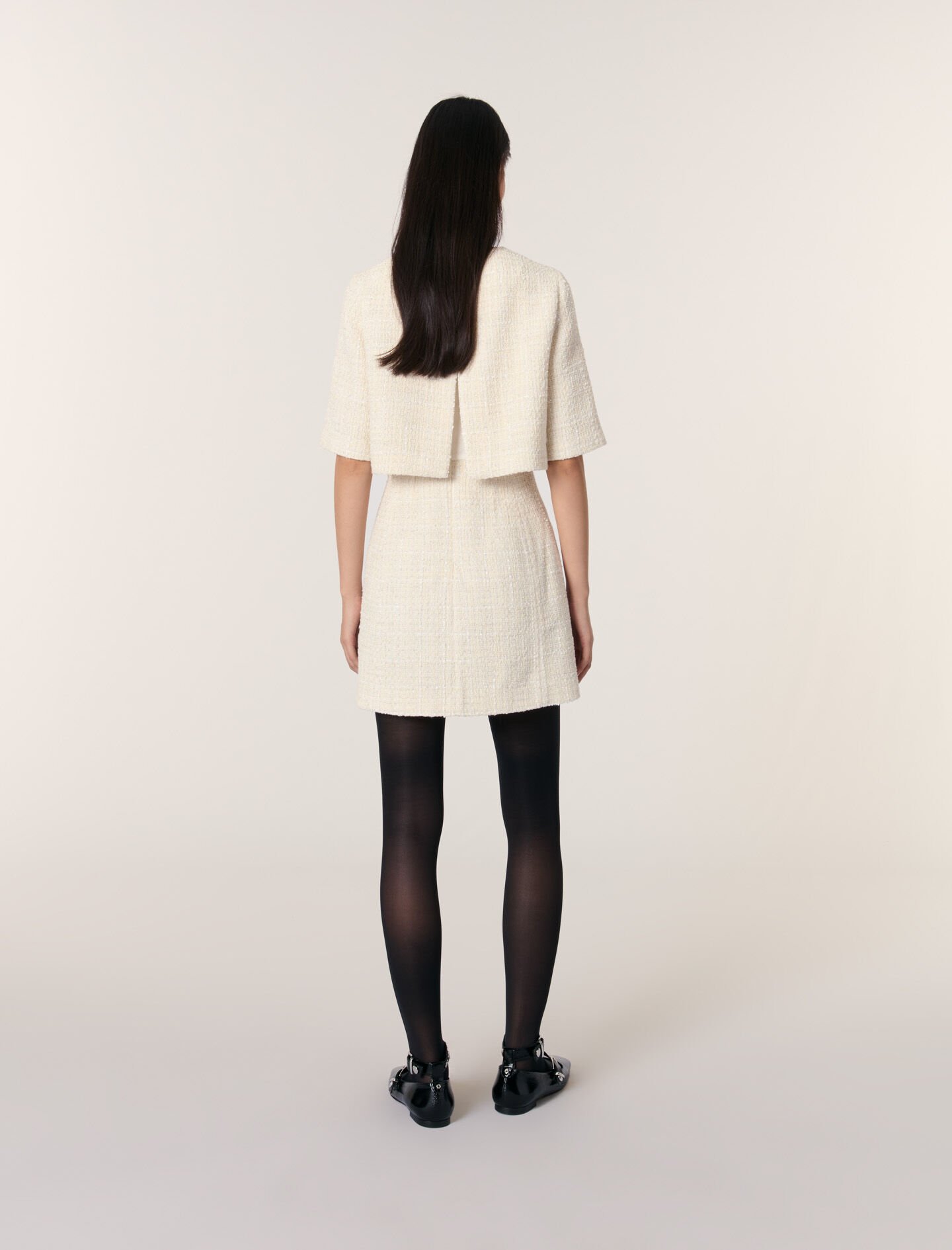 MYNE SHORT TRENCHI/WHITE なぐもふうか Short cotton dress White for Women | Maje