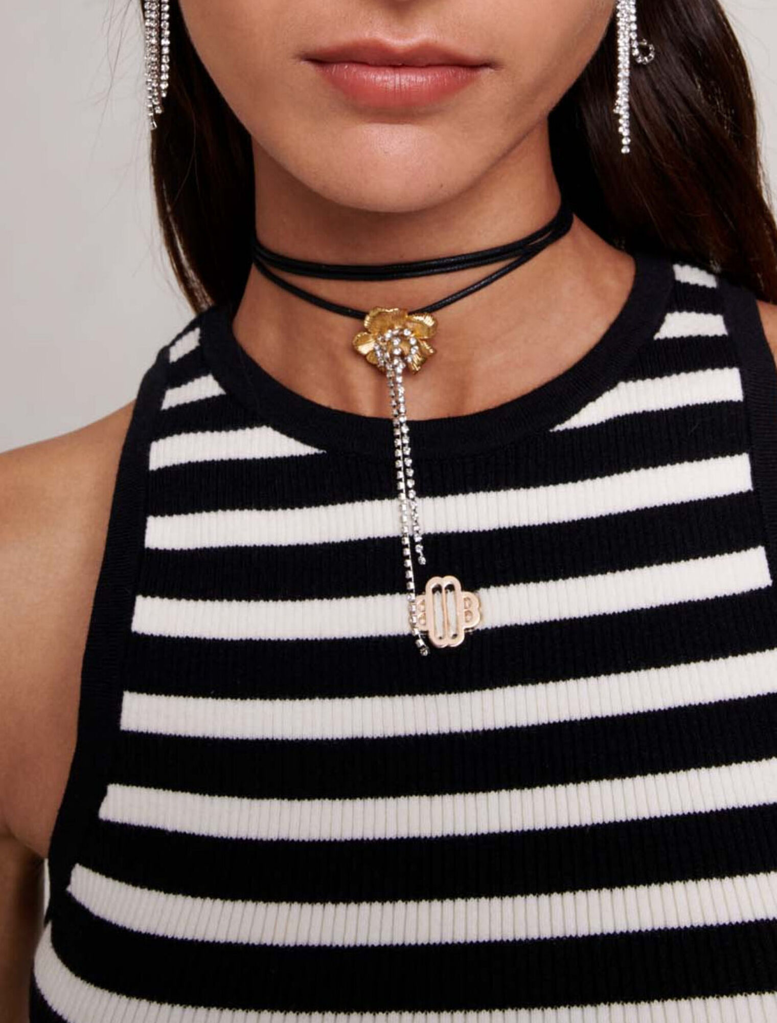 Striped crop top