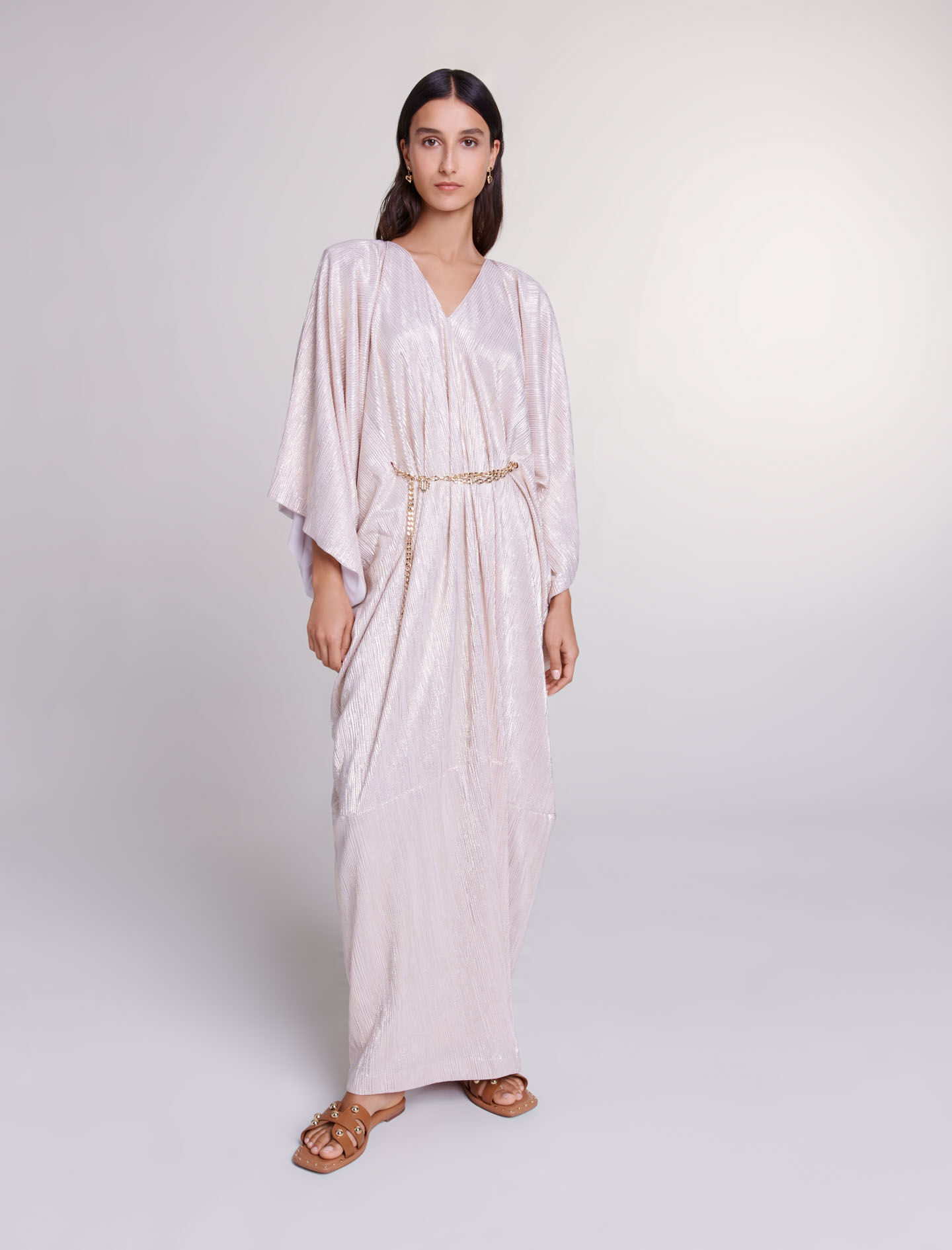 Belted maxi dress - Dresses | Maje