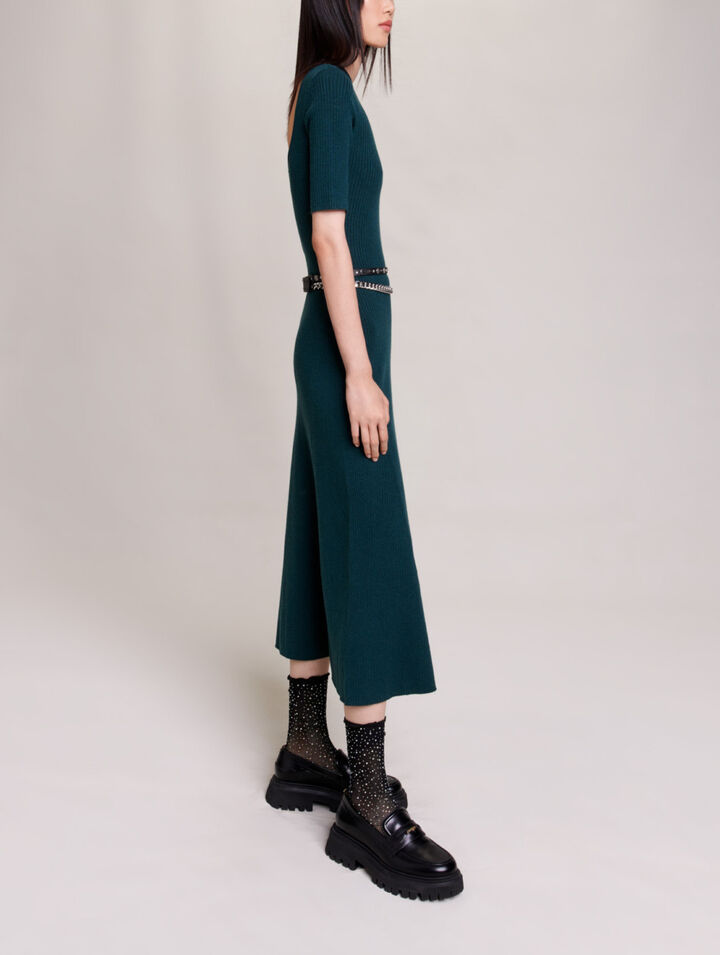 Knit maxi dress