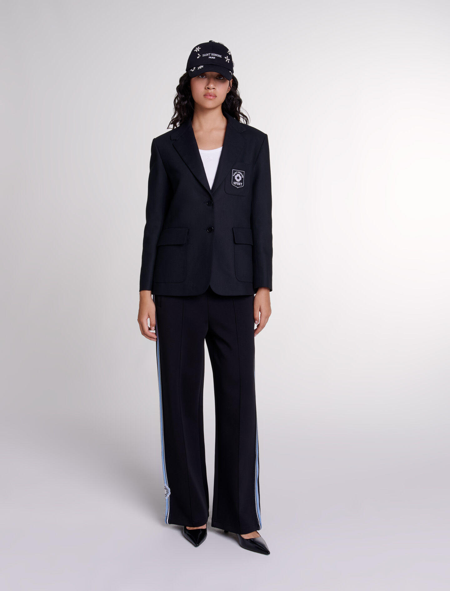 Embroidered suit jacket Suit jackets Maje