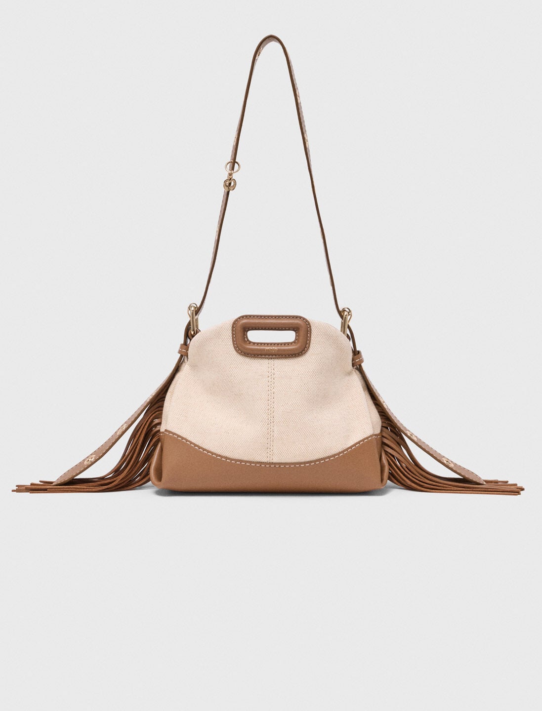 Canvas and leather Miss M Mini bag 13