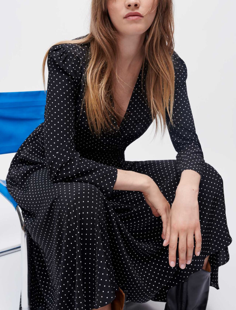 Waisted maxi dress Offline Dresses Maje