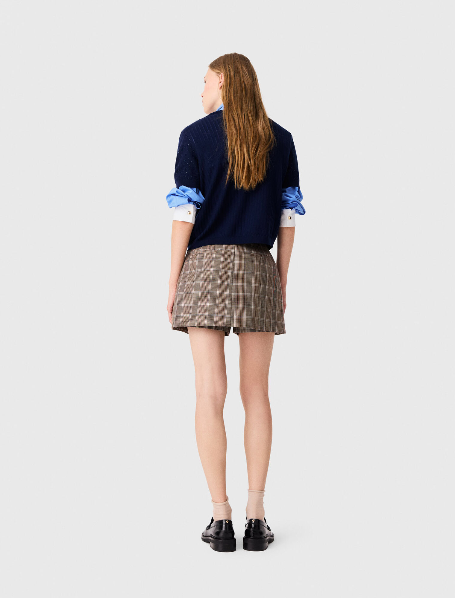 Tonal rhinestone jumper