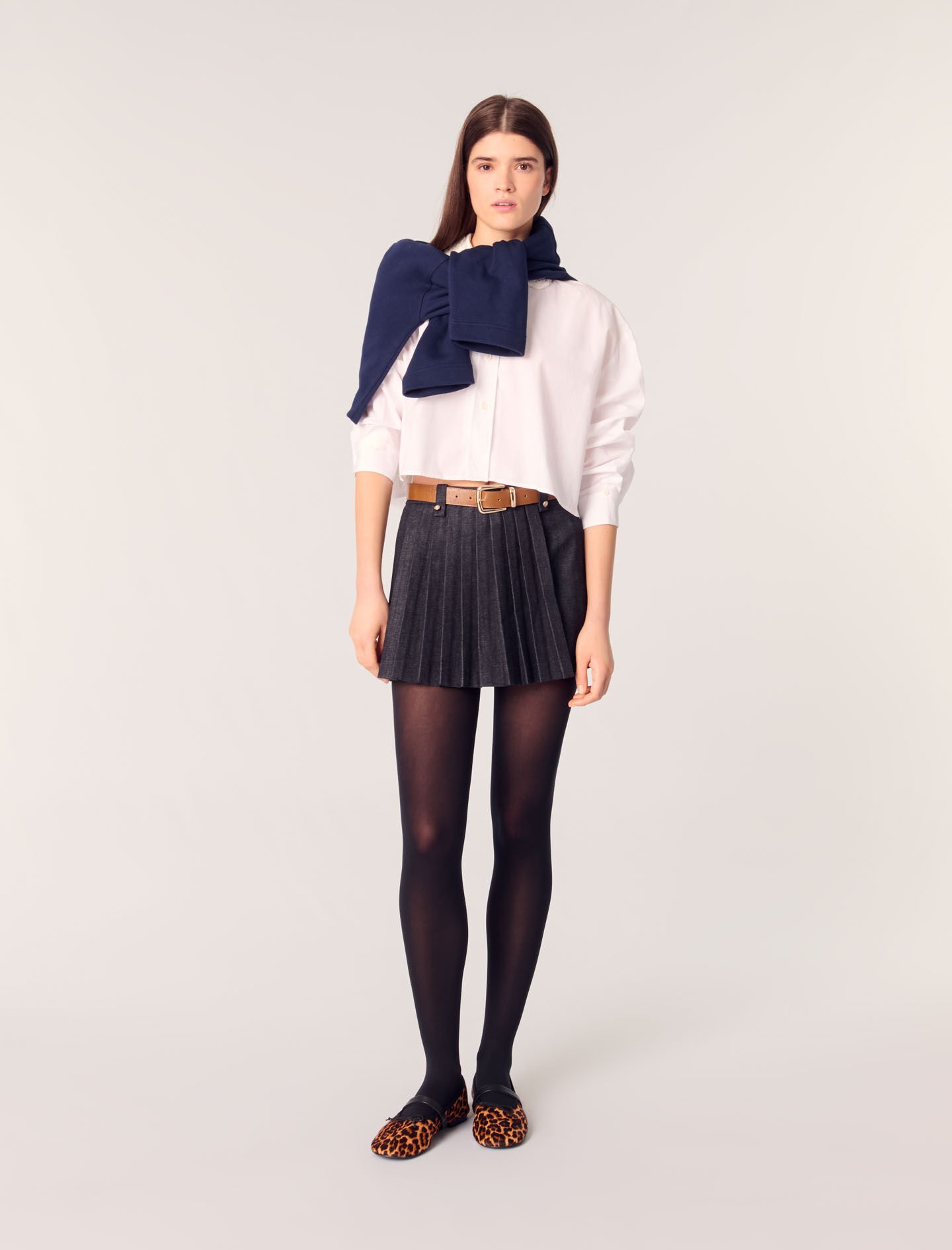 8ヤーズ♪ Pleated Shorts [Women’s] ブラック M Pleated shorts with adjustable waist - Women | MANGO OUTLET USA