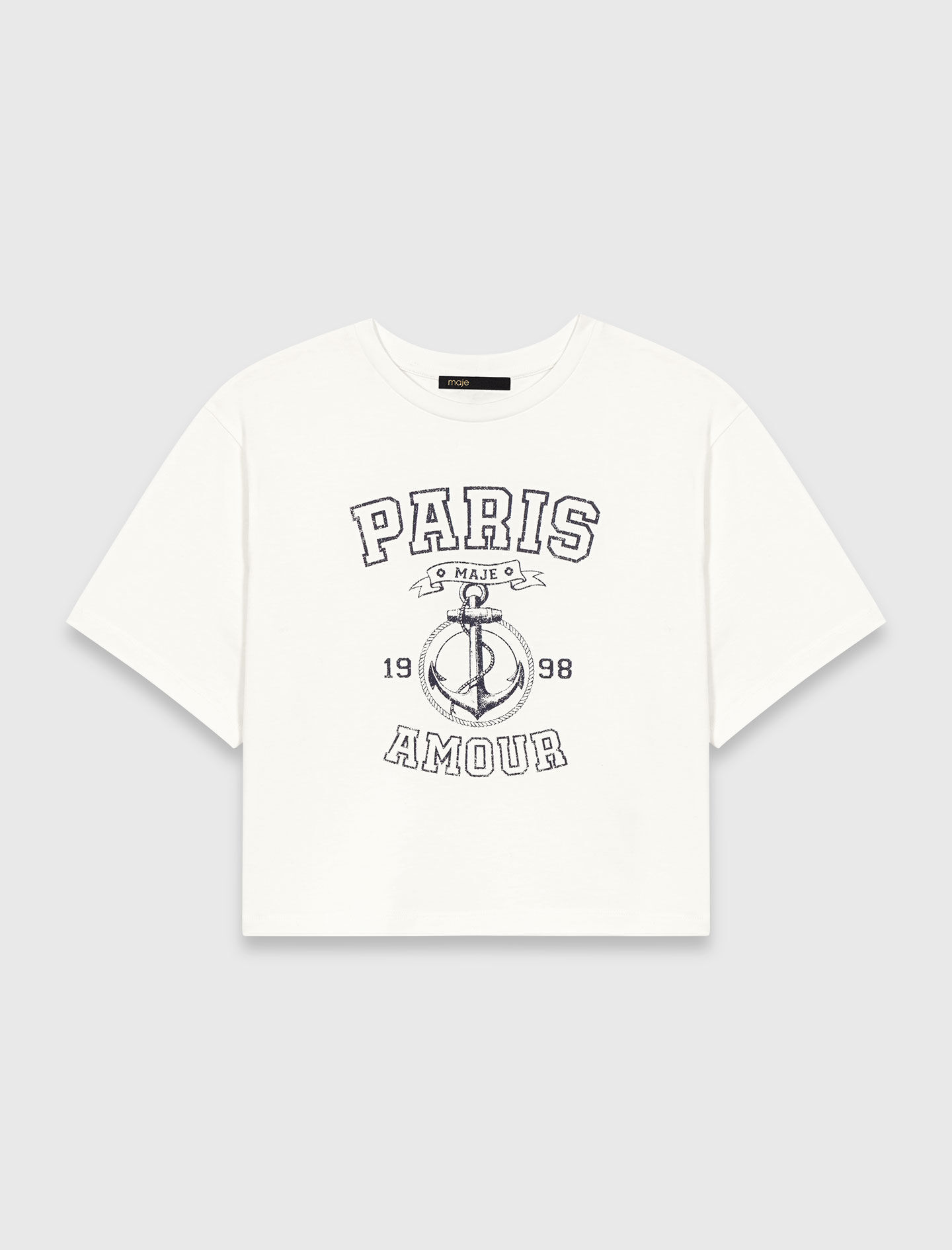 Sailor-print T-shirt 6