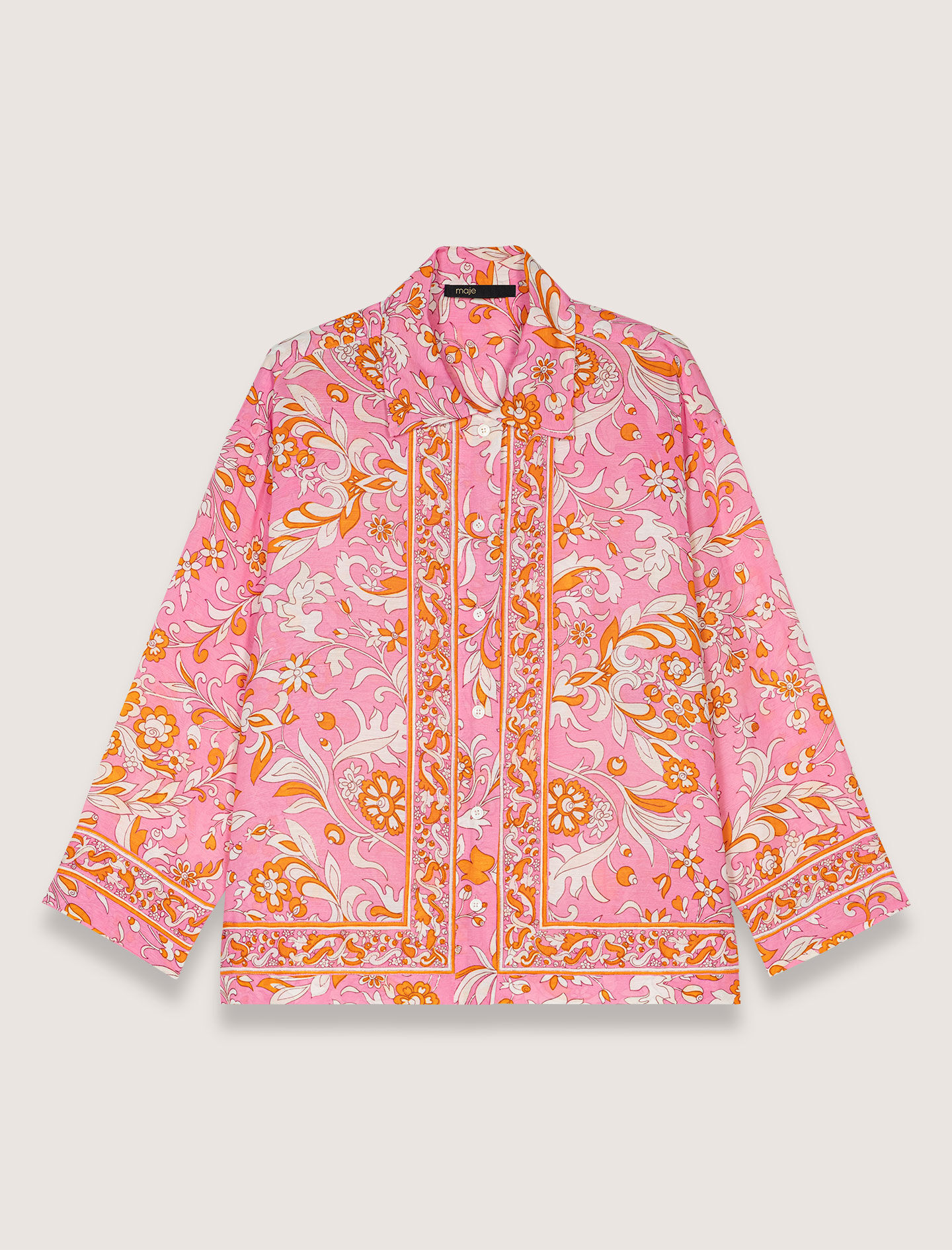 シャツ HUECLOSET Mood Flower Shirt Orchidee-Print Cotton Shirt – PUCCI Online Store