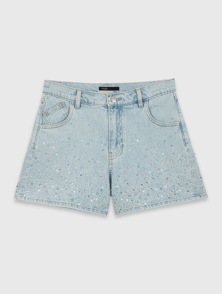 Rhinestone shorts